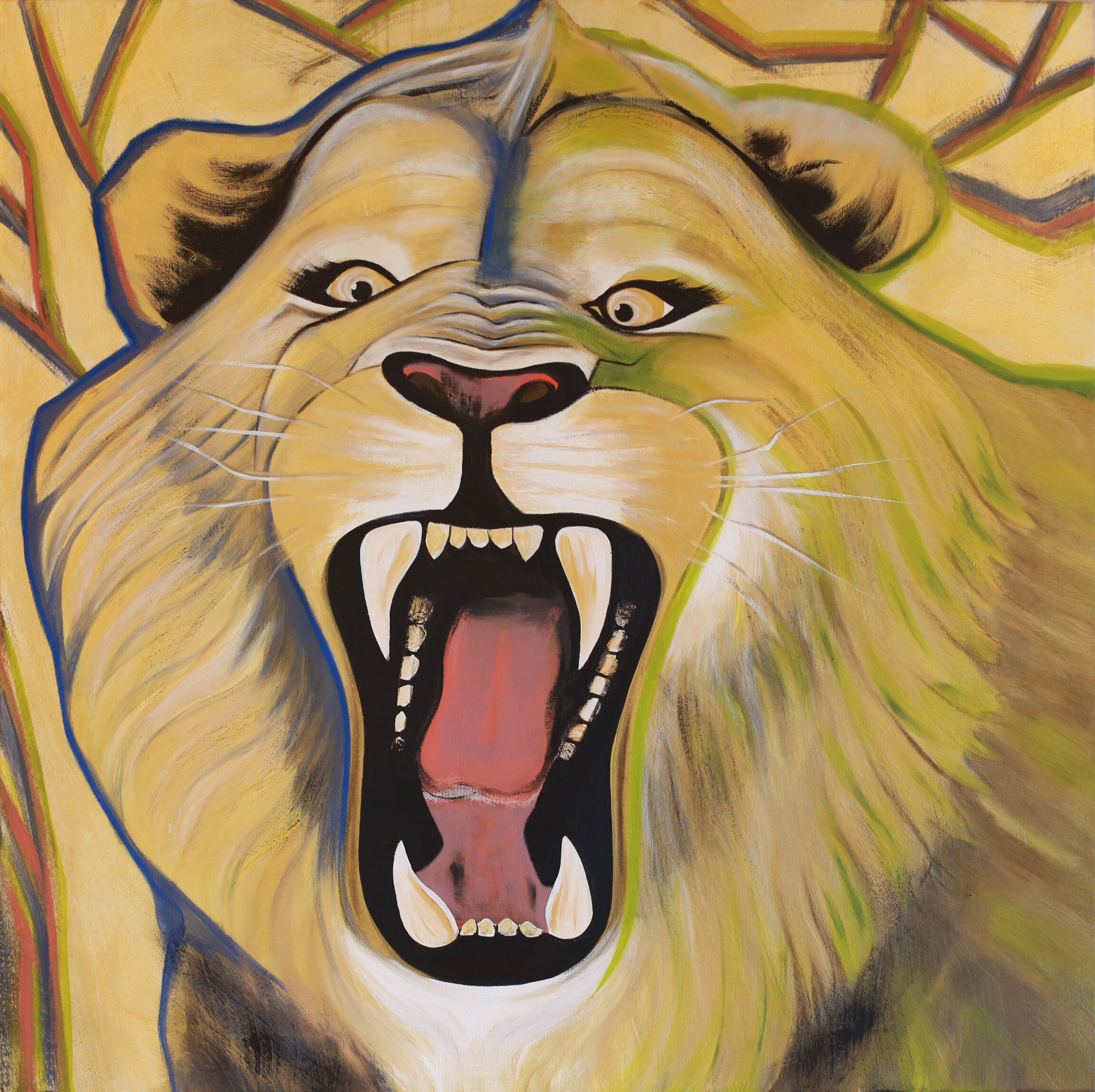 Golden Lion
Acryl auf Leinwand 100x100